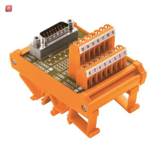WEIDMÜLLER / 8005201001 / RS SD15S UNC 4.40 LP / Übergabemodul mit Klemme, Steckverbinder, SUB-D-Stecker gemäß IEC / EAN 4032248047215