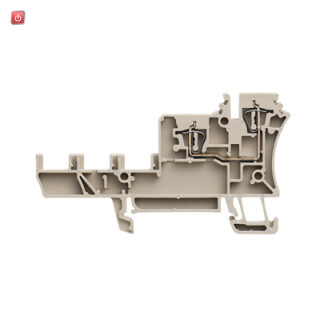 WEIDMÜLLER / 1652010000 / ZIA 1.5/4L-1S / Initiator-, Aktor-Reihenklemme, Zugfederanschluss, dunkelbeige, 1.5 / EAN 4008190401665