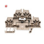 WEIDMÜLLER / 1690060000 / ZDK 2.5/D/6 / Bauelement-Reihenklemme, Zugfederanschluss, dunkelbeige, 2.5 mm², 500 / EAN 4008190877934