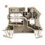 WEIDMÜLLER / 1010900000 / WNT 10 10X3 BE / Neutralleiter-Reihenklemme, Schraubanschluss, 10, 400 V, 57 A, TS 35, / EAN 4008190163051