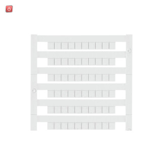WEIDMÜLLER / 1609801044 / DEK 5/5 MC NE WS / Klemmenmarkierung, weiß, Raster in mm: 5.00, Aufgedruckte Zeichen: / EAN 4008190397111