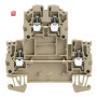 WEIDMÜLLER / 1041600000 / WDK 2.5N / Mehrstock-Reihenklemme, Schraubanschluss, dunkelbeige, 2.5 mm², 800 V, / EAN 4032248138807