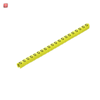 WEIDMÜLLER / 0648001502 / CLI O 10-3 GE/SW 0 M / Kabelmarkierungssystem, gelb, Leiteraußendurchmesser:2 - 3 mm, Zahlen, / EAN 4008190041373