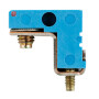 WEIDMÜLLER / 1071360000 / WQV 16N-PEN BL / Querverbinder (Klemmen), geschraubt, blau, 76 A, Polzahl: 2, Raster in / EAN 4008190279257