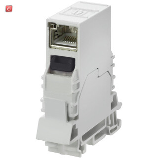 WEIDMÜLLER / 8946920000 / IE-TO-RJ45-C / Durchführungssteckverbindung RJ45, IP20, RJ45, RJ45, Kupplung / EAN 4032248734801