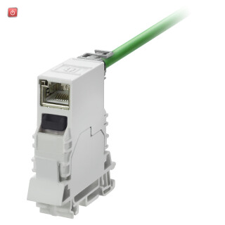 WEIDMÜLLER / 8946950000 / IE-TO-RJ45-FJ-P / Durchführungssteckverbindung RJ45, IP20, RJ45, IDC, PROFINET, AWG / EAN 4032248734931