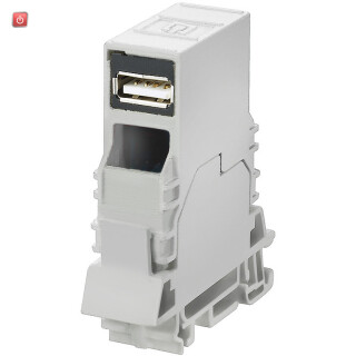WEIDMÜLLER / 8946960000 / IE-TO-USB / Durchführungssteckverbindung USB, IP20, Anschluss 1: USB A, Anschluss / EAN 4032248734955