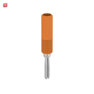WEIDMÜLLER / 0293800000 / PS 2.0 OR / Testadapter (Klemmen), 230 V, 20 mA / EAN 4008190042356