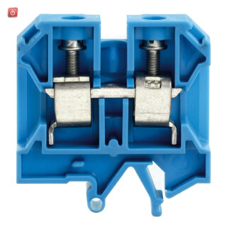 WEIDMÜLLER / 0271080000 / SAK 16 BL / Durchgangs-Reihenklemme, Schraubanschluss, blau, 16 mm², 76 A, 1000 V, / EAN 4008190097578