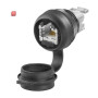 WEIDMÜLLER / 1018830000 / IE-FCM-RJ45-FJ-P / Einbaugehäuse bestückt, IP65, in geschlossenem Zustand, RJ45, IDC / EAN 4032248730087