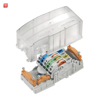 WEIDMÜLLER / 1111910000 / POWERTERMINAL GK / Energieverteilungsklemmenleiste mit Gehäuse, IP30, in vollständigem / EAN 4032248890453