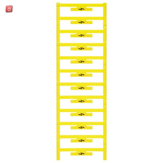 WEIDMÜLLER / 1120450000 / WAD 5 MC B GE/SW / Klemmenmarkierung, gelb, Raster in mm: 5.00, Aufgedruckte Zeichen: / EAN 4032248901272