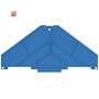 WEIDMÜLLER / 1268000000 / PAP PRV/PPV8 BL / Abschlussplatte (Klemmen), blau, Höhe: 120 mm, Breite: 3 mm, V-0, / EAN 4032248113040