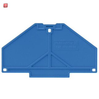 WEIDMÜLLER / 1268010000 / PAP PRV/PPV4 BL / Abschlussplatte (Klemmen), blau, Höhe: 70 mm, Breite: 3 mm, V-0, / EAN 4032248112999