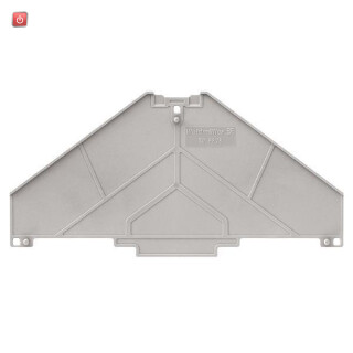WEIDMÜLLER / 1230080000 / TW PRV8 1-8 / Trennwand (Klemmen), grau, Höhe: 120 mm, Breite: 2 mm, V-0, / EAN 4050118013740