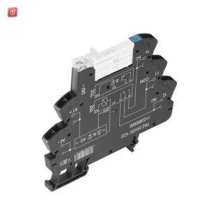 WEIDMÜLLER / 1122870000 / TRZ 12VDC 1CO / Koppelrelais, 12 V DC +/-20 %, LED grün, 1 Wechsler (AgNi) , 250 V AC, / EAN 4032248904884