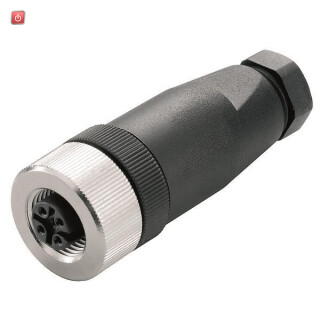 WEIDMÜLLER / 1021490000 / SAIB-3/7 / Rundsteckverbinder (feldkonfektionierbar), M12, A-codiert, Buchse, / EAN 4032248734788