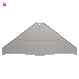 WEIDMÜLLER / 1173630000 / TW PRV16 / Trennwand (Klemmen), grau, Höhe: 225 mm, Breite: 2 mm, V-0, / EAN 4032248966127