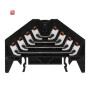 WEIDMÜLLER / 1173830000 / PRV 4 SW 35X7.5 RT / Rangierverteilerklemme, PUSH IN, schwarz, 1.5 mm², 10 A, 250 V, Anzahl / EAN 4032248966240