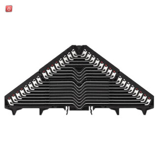 WEIDMÜLLER / 1173710000 / PRV 16 SW 35X7.5 WS/ / Rangierverteilerklemme, PUSH IN, schwarz, 1.5 mm², 6 A, 250 V, Anzahl / EAN 4032248966202