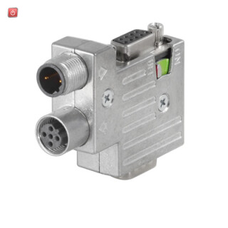 WEIDMÜLLER / 1140640000 / PB-DP SUB-D M12 TERM / SUB-D-Steckverbinder, Abgangswinkel: 90° / EAN 4032248922611