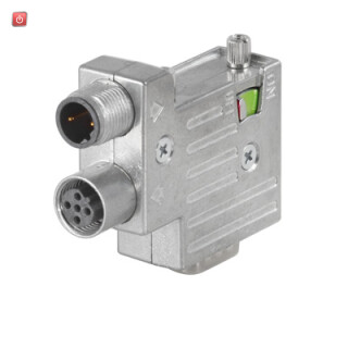 WEIDMÜLLER / 1140650000 / PB-DP SUB-D M12 TERM / SUB-D-Steckverbinder, Abgangswinkel: 90° / EAN 4032248922628