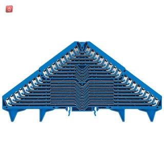 WEIDMÜLLER / 1267790000 / PRV 16 BL 35X15 RT/W / Rangierverteilerklemme, PUSH IN, blau, 1.5 mm², 6 A, 250 V, Anzahl / EAN 4032248112821