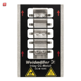 WEIDMÜLLER / 1341090000 / INLAY CC-M 15/45 / Inlay (Gerätemarkierung), Markierertyp: CC-M 15/45, Ausführung: / EAN 4050118145175
