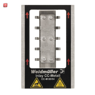 WEIDMÜLLER / 1341030000 / INLAY CC-M 85/54 / Inlay (Gerätemarkierung), Markierertyp: CC-M 85/54, Ausführung: / EAN 4050118145427