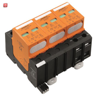 WEIDMÜLLER / 1351670000 / VPU I 3 R LCF 280V/2 / Überspannungsableiter, mit Fernmeldekontakt, Leckstromfrei, Typ I + II / EAN 4050118158489
