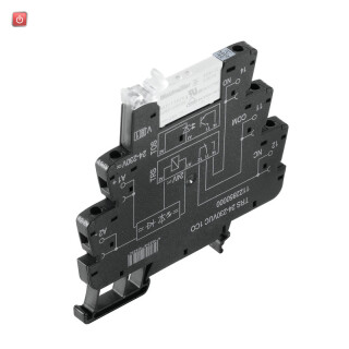 WEIDMÜLLER / 1122850000 / TRS 24-230VUC 1CO / Koppelrelais, 24...230 V UC +/-10 %, LED grün, 1 Wechsler (AgNi) , 250 / EAN 4032248905232