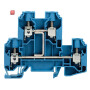WEIDMÜLLER / 1186780000 / WDK 10 V BL / Mehrstock-Reihenklemme, Schraubanschluss, blau, 10 mm², 800 V, 800 V, / EAN 4050118024654