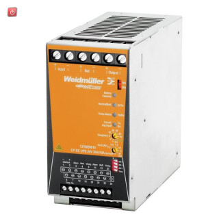 WEIDMÜLLER / 1370050010 / CP DC UPS 24V 20A/10 / USV Steuereinheit, 24 V DC +/- 1 %, 20 A @ 60 °C / EAN 4050118202335