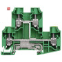 WEIDMÜLLER / 1415470000 / WDK 10 PE / Schutzleiter-Reihenklemme, Schraubanschluss, grün / gelb, 10 mm², 800 / EAN 4050118219630
