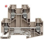 WEIDMÜLLER / 1415480000 / WDK 10 DU-PE / Mehrstock-Reihenklemme, Schraubanschluss, dunkelbeige, 10 mm², 800 V, / EAN 4050118216417