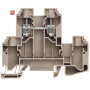 WEIDMÜLLER / 1415510000 / WDK 10 L / Mehrstock-Reihenklemme, Schraubanschluss, dunkelbeige, 10 mm², 800 V, / EAN 4050118216509