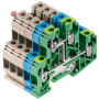 WEIDMÜLLER / 1415530000 / WDK 10 SET LS / Mehrstock-Reihenklemme, Schraubanschluss, dunkelbeige, 10 mm², 800 V, / EAN 4050118216547