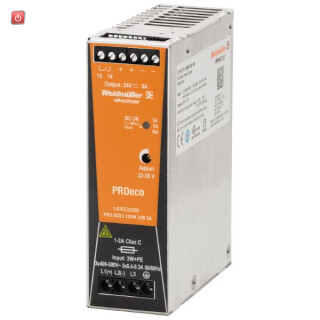 WEIDMÜLLER / 1469530000 / PRO ECO3 120W 24V 5A / Gleichstromversorgung, 120 W, 5 A bei 55 °C / EAN 4050118275735