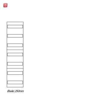 EATON / 226614 / Verteilerfeld, 7-reihig, H=1050mm ZSD-V17 / EAN4015082266141
