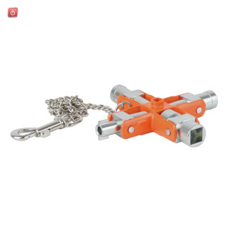 WEIDMÜLLER / 1480180000 / CROSS-KEY-QUADRO / Schaltschrankschlüssel, universelle Anwendung / EAN 4050118288490