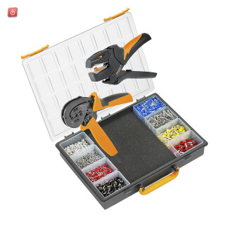 WEIDMÜLLER / 1542280000 / CRIMPSET PZ 10 SQR / Sortimentskasten (bestückt), PZ 10 SQR, STRIPAX, Farbcode: Weidmüller, / EAN 4050118347050