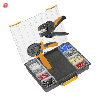 WEIDMÜLLER / 1542250000 / CRIMPSET PZ 10 HEX / Sortimentskasten (bestückt), PZ 10 HEX, STRIPAX, Farbcode: Weidmüller, / EAN 4050118347029