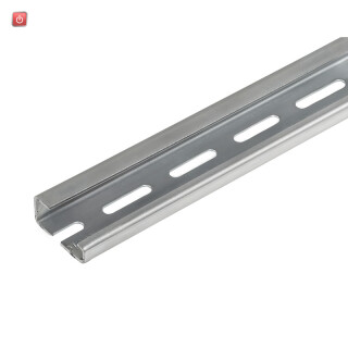 WEIDMÜLLER / 0514400000 / TS 32X15/LL 2M/ST/ZN / Tragschiene, Zubehör, Stahl, verzinkt und passiviert, Breite: 2000 mm, / EAN 4008190086152