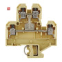 WEIDMÜLLER / 0590260000 / DK 4QV/32 / Mehrstock-Reihenklemme, Schraubanschluss, beige/gelb, 4 mm², 500 V, / EAN 4008190022419