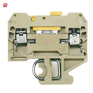 WEIDMÜLLER / 0412260000 / SAKR 2STB / Trenn- und Messtrenn-Reihenklemme, Schraubanschluss, beige/gelb, 4 / EAN 4008190054403