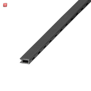 WEIDMÜLLER / 0546000000 / ISPF QB58 SW / Isolationsprofil, PVC, schwarz / EAN 4008190116705