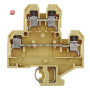 WEIDMÜLLER / 0590060000 / DK 4Q/32 / Mehrstock-Reihenklemme, Schraubanschluss, beige/gelb, 4 mm², 500 V, / EAN 4008190147228