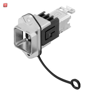 WEIDMÜLLER / 1012320000 / IE-BSS-V14M-RJ45-FJ- / RJ45-Steckverbinder, IP67, Anschluss 1: RJ45, Anschluss 2: / EAN 4032248719976