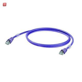WEIDMÜLLER / 1201270100 / IE-C6FP8LM0100M40M40 / Ethernet Patchkabel, RJ45 IP 20, RJ45 IP 20, Polzahl: 8, Länge: 10 m / EAN 4032248984626