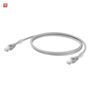 WEIDMÜLLER / 1165940020 / IE-C6FP8LD0020M40M40 / Ethernet Patchkabel, RJ45 IP 20, RJ45 IP 20, Polzahl: 8, Länge: 2 m / EAN 4032248956111
